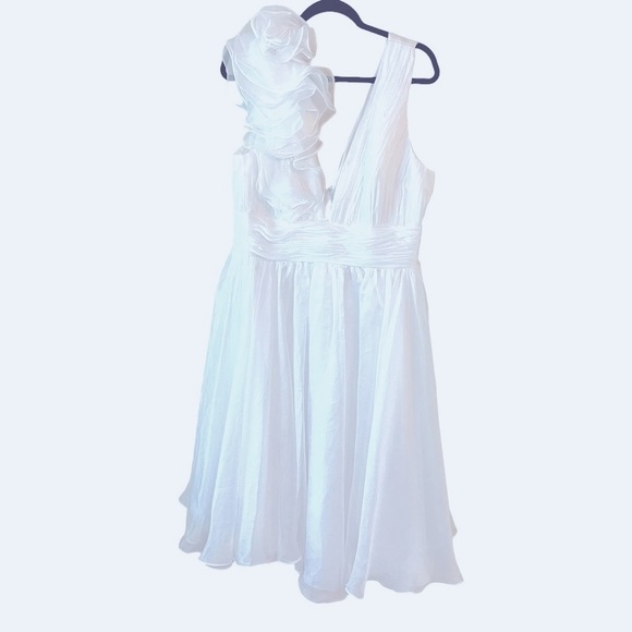 ⭐️SOLD⭐️Mac Duggal Vintage Style Floral Gown Wedding Bride Sz 14 - Picture 14 of 17